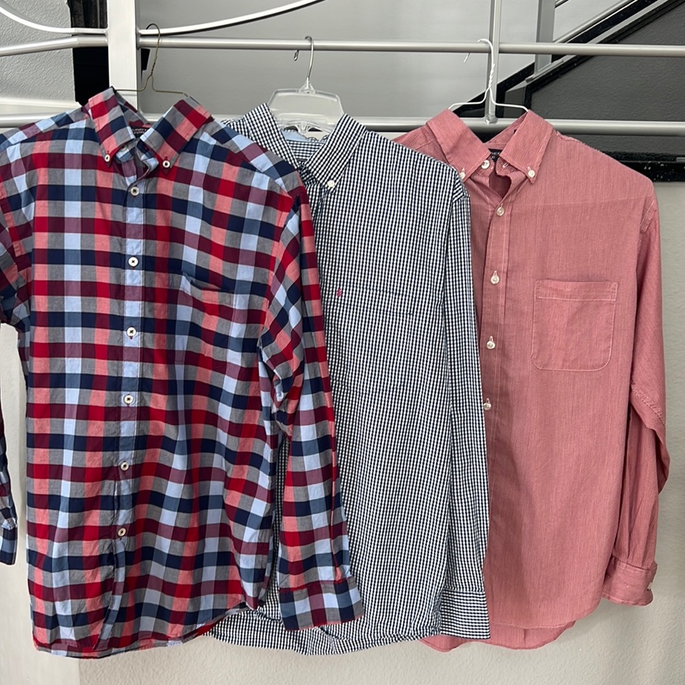 3 men’s size med dress shirts 1 price!